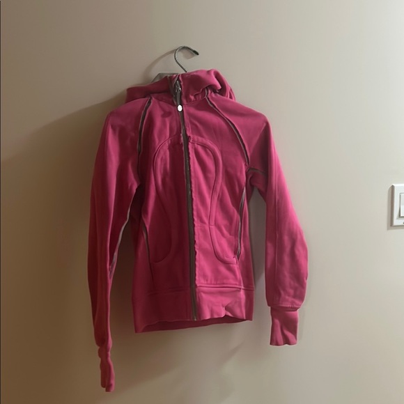 Pink Zip-Up Hoodie - Picture 1 of 2